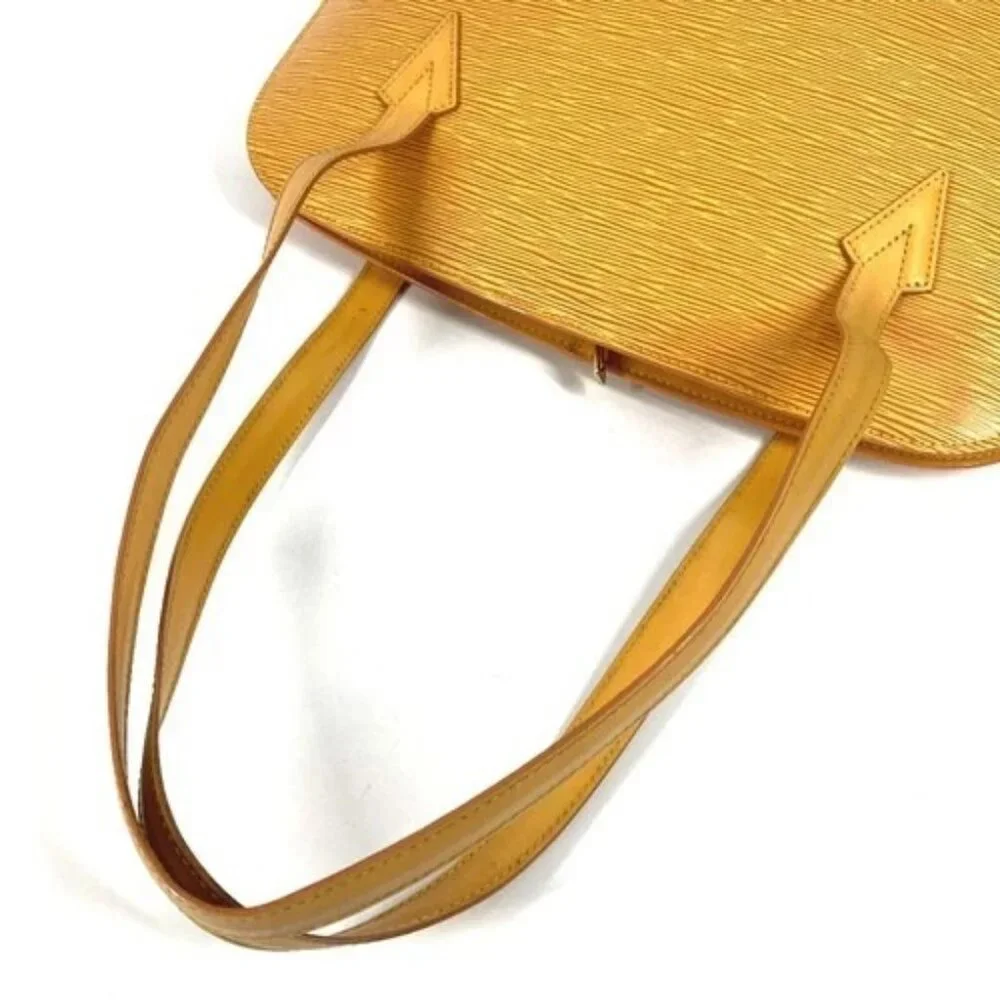 LOUIS VUITTON M52289 Epi Lussac Shoulder Bag Tote Bag Epi Leather Tassiri Yellow